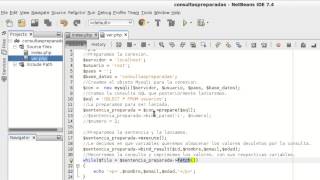 25 - PHP Seleccion con consultas preparadas en PHP