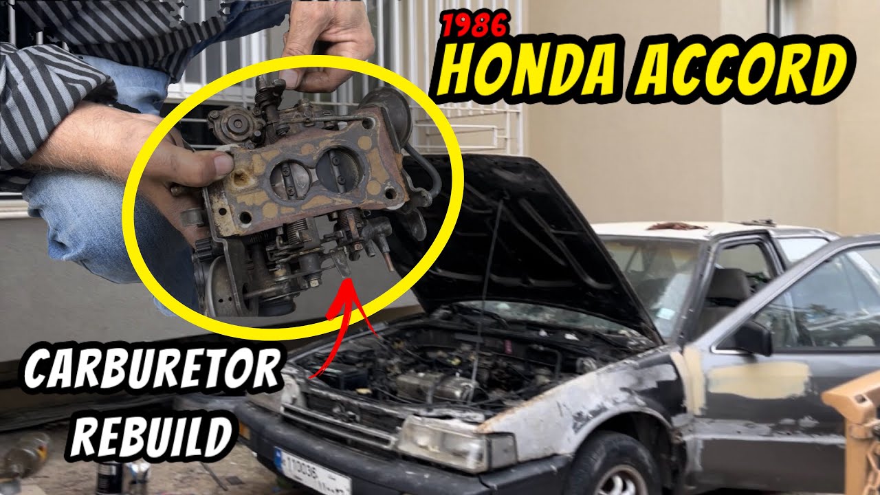 How To Rebuild A Carburetor On A 1986 Honda Accord! - YouTube