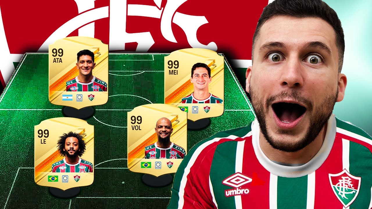 MONTEI O FLUMINENSE NO EA FC 24 & JOGUEI O FUT CHAMPIONS! ULTIMATE TEAM