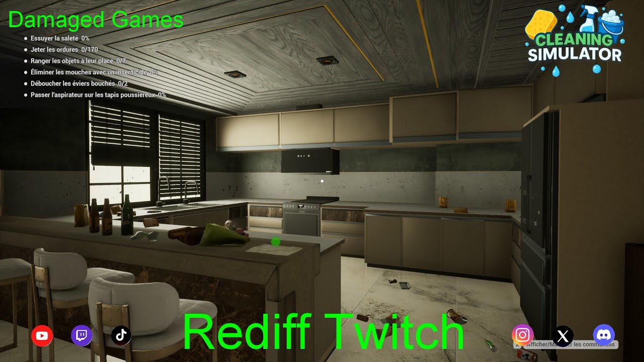 Cleaning Simulator | Rediff Twitch