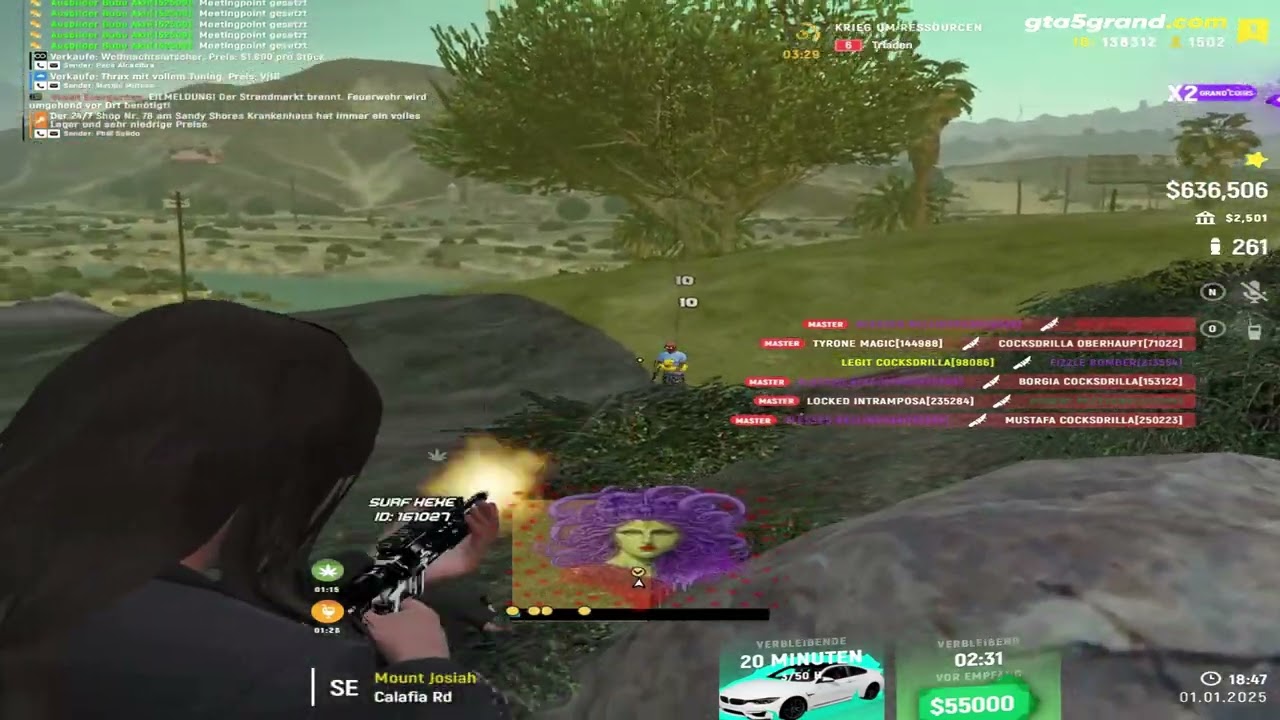 Grand Rp 01 | Heron Tramposa | RUHIG ICH KENNE DAS SPIEL!!!!!