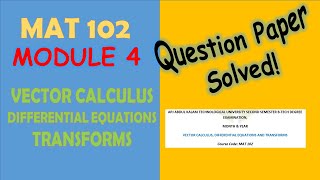 MAT102 (2019 scheme) MODULE 4 KTU| Laplace Transforms #ktu
