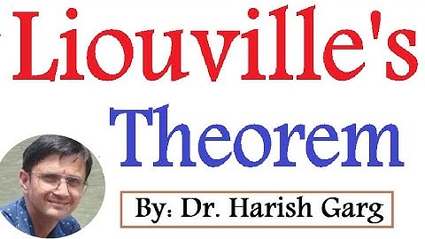 Liouvilles Theorem | Complex analysis