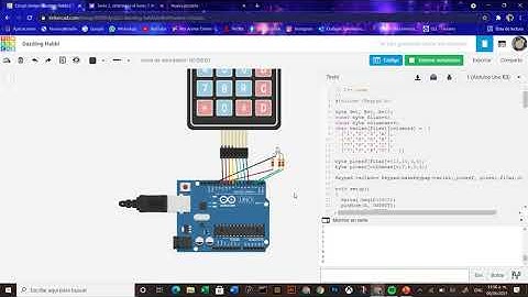Usando Keypad  y Arduino para cambiar los colores  con un led RGB y teclado 4x4