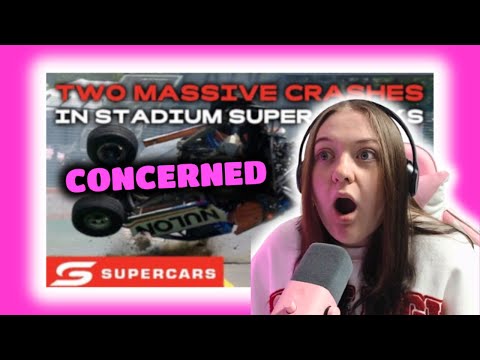 F1 Fan Reacts To Two MASSIVE Stadium Super Truck Crashes In Adelaide!