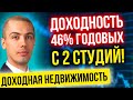 Доходность 46% годовых с 2 студий! Кейс инвестора - Ярослав Тюлин