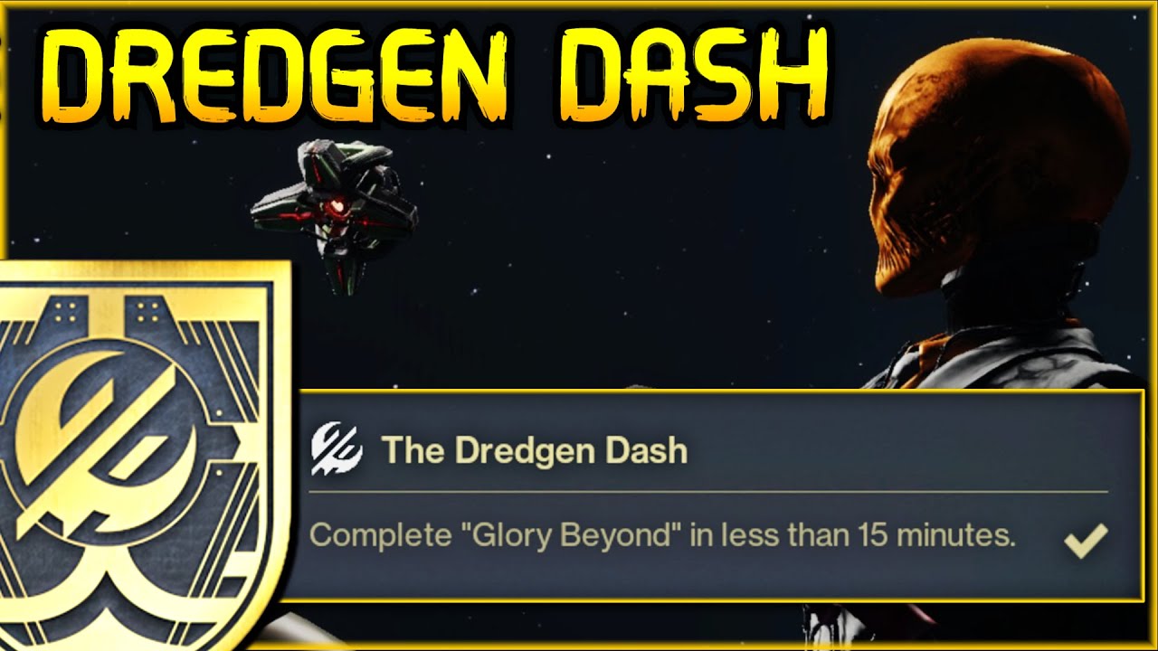 Solo 'The Dredgen Dash' Renegades Triumph - GLORY BEYOND in 15Min ! Destiny 2