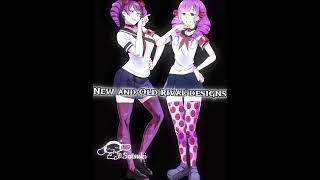 New and old rival designs/yandere simulator edit/ #ytshorts #yanderesimulatorfangame #edit