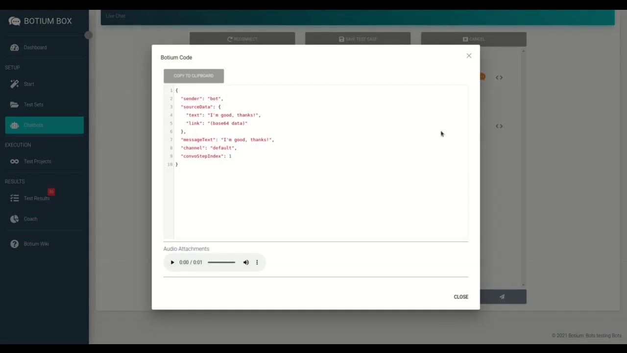 Botium voice testing live chat youtube