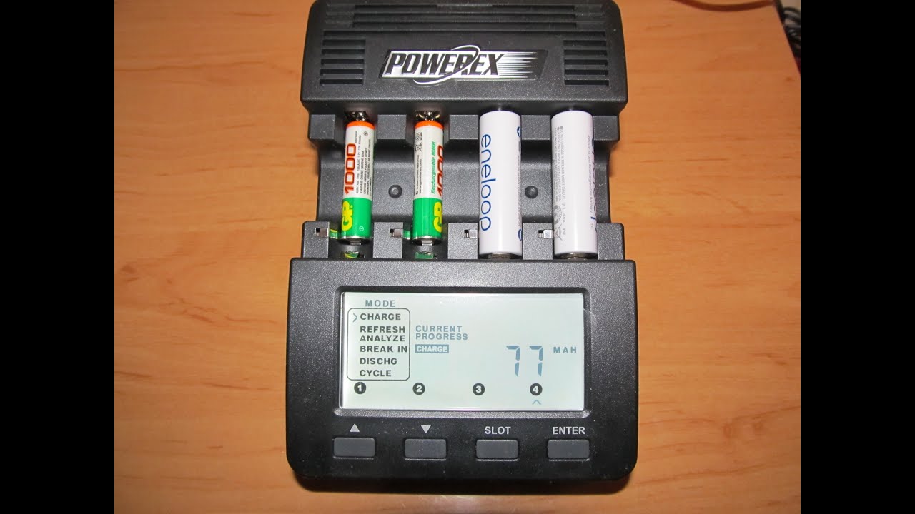 Sanyo Eneloop проверка емкости на новых аккумуляторах.