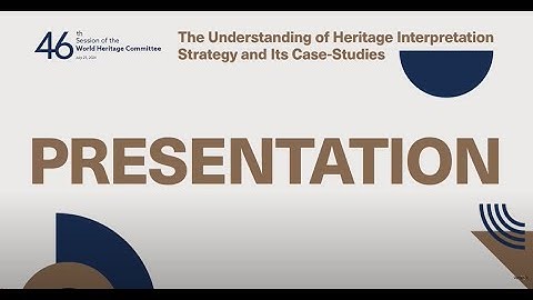 [Presentation] The Side Event for the 46th Session of the World Heritage Committee