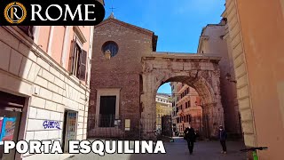 Rome guided tour ➧ Porta Esquilina - Arco di Gallieno [4K Ultra HD]