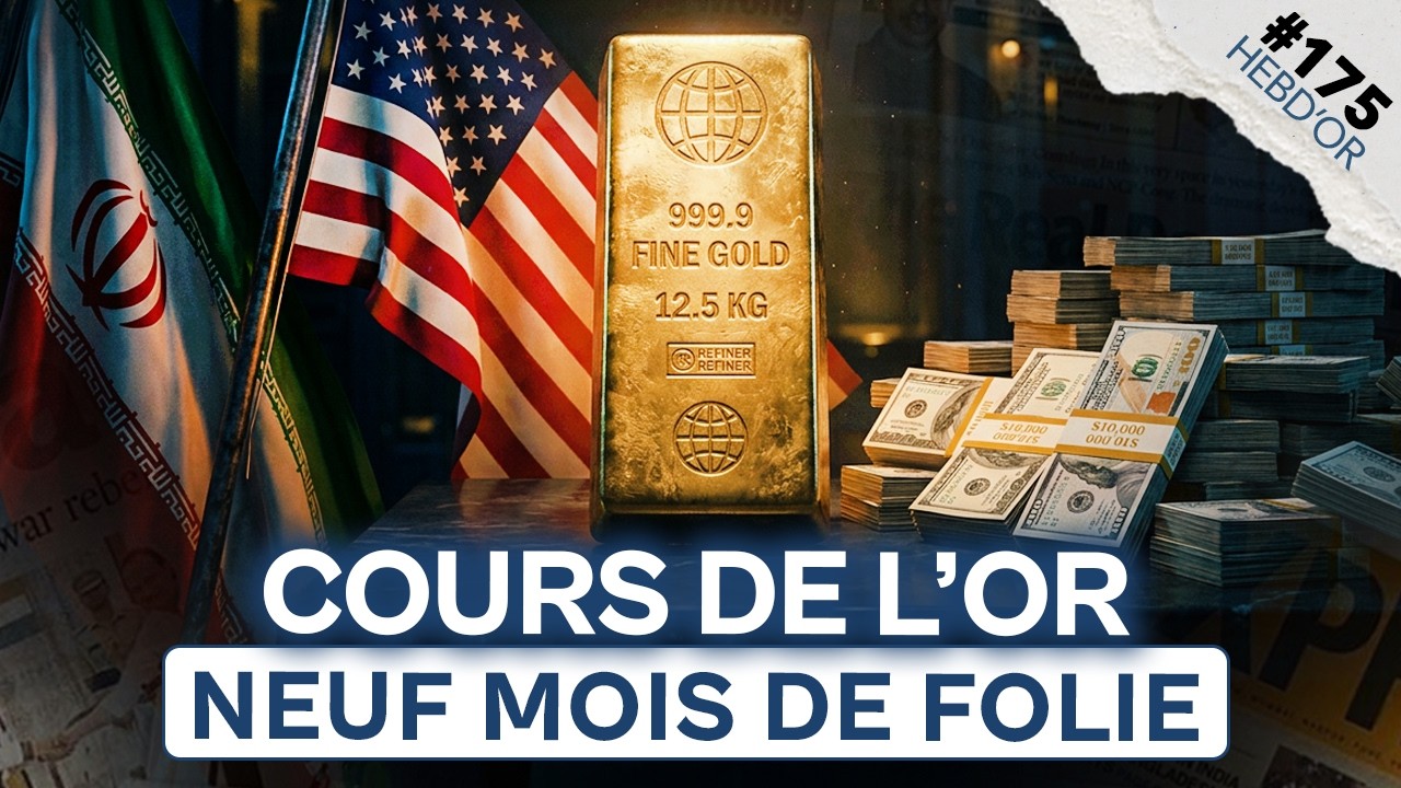 5 500 $ → 4 000 $ : pourquoi l’or s’est-il effondré en pleine guerre ? | L’Hebd’Or #175