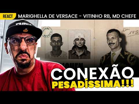 INSANE CONNECTION!!! VITINHO RB FT. MD CHEFE - MARIGHELLA DE VERSACE [REACTION]