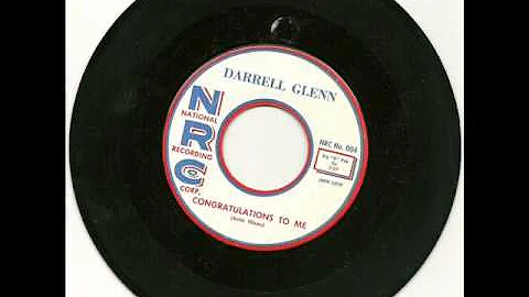 Darrell Glenn - Congratulations To Me 1958