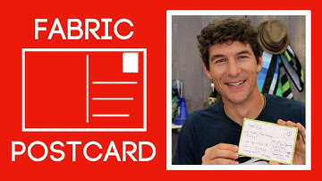 Fabric Postcards: Easy Sewing Tutorial with Rob Appell of Man Sewing