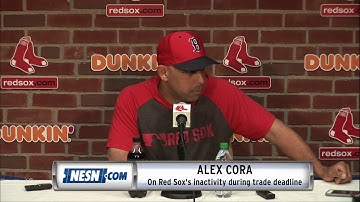 Alex Cora On Red Sox