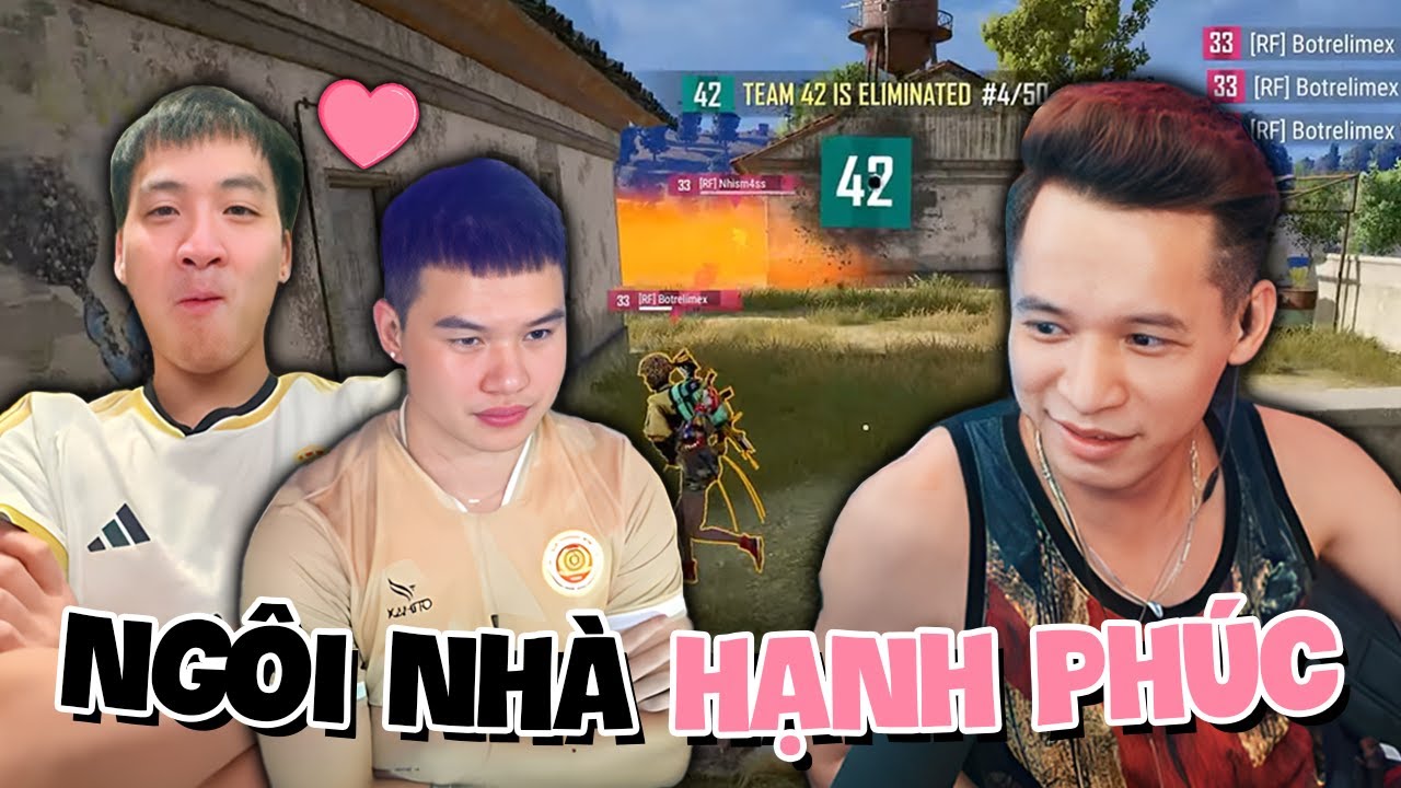 (Restream) Cặp cựu tuyển thủ chuyên nghiệp Bô & Nhism bất ngờ thăng hoa, hủy diệt Ao làng PUBG duo.