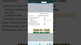 tally me lock kaise lagaye ?  | Tally prime password settings