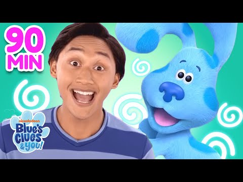 BEST Games & Skidoos with Josh & Blue! 🌀 | 90 Min. Compilation | Blue's Clues & You!