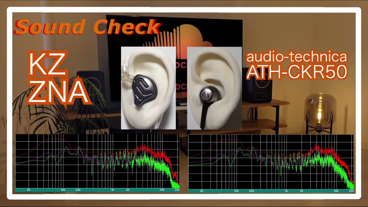 KZ ZNA vs audio-technica ATH-CKR50 [ChineseIEMs Sound Comparison