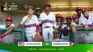 HIGHLIGHTS –USA vs. Dominican Republic – WBSC U-12 Baseball World Cup screenshot 2