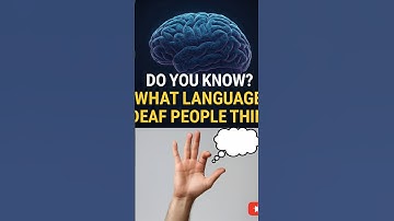 Do You Know What Language Deaf People Think??🤯🤯 #viral #didyouknow #shockingfacts #shorts