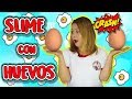 SLIME explotando HUEVOS challenge | Slime challenge | Slime sorpresa con huevos !!!