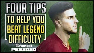 PES 2020 | 4 TIPS TO BEAT LEGEND DIFFICULTY! screenshot 5