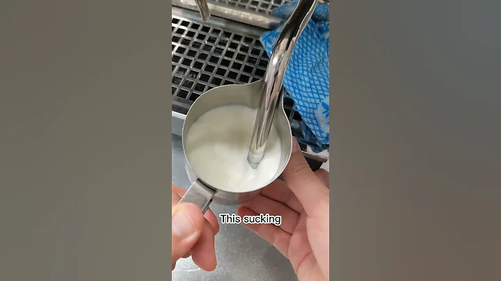 The secret to perfectly textured milk coffees. #shorts #coffee #latteart