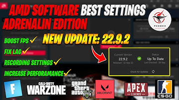 Best AMD Radeon Setting Optimizations For Gaming (Latest Update 22.9.2) 2022