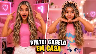 PINTEI MEU CABELO EM CASA E DEU TUDO ERRADO?! + rotina de skincare 💇‍♀️