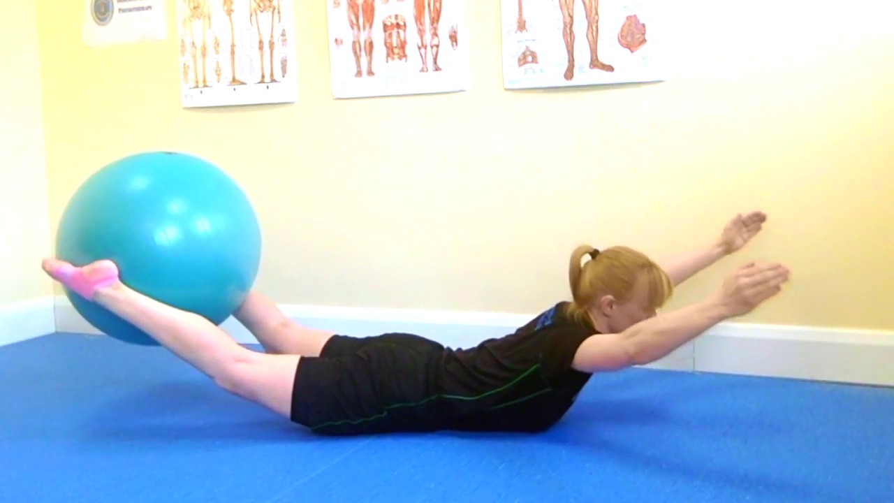 Swiss Ball Extension - YouTube
