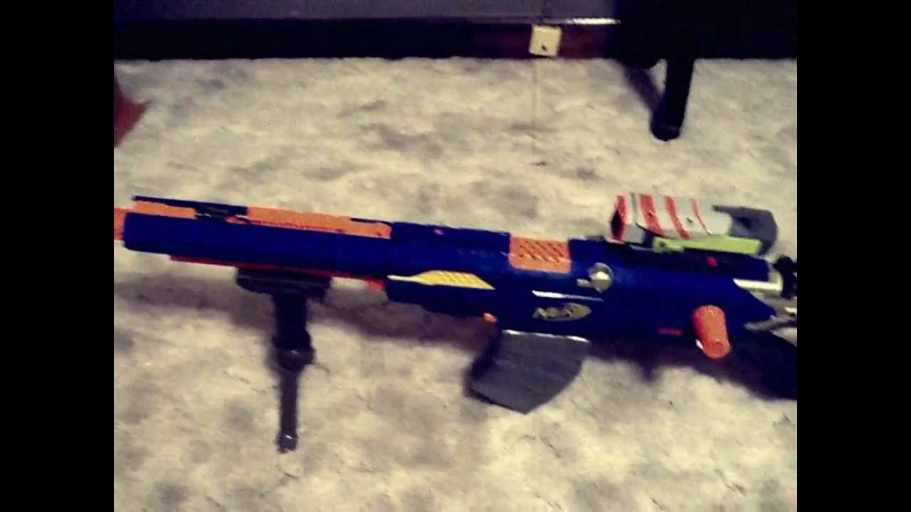 How To Make A NERF Dragunov Sniper Rifle (Clip Info In Description ...
