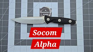 Socom Alpha: an awesome fixed-blade              #atherapeuticedge #review 