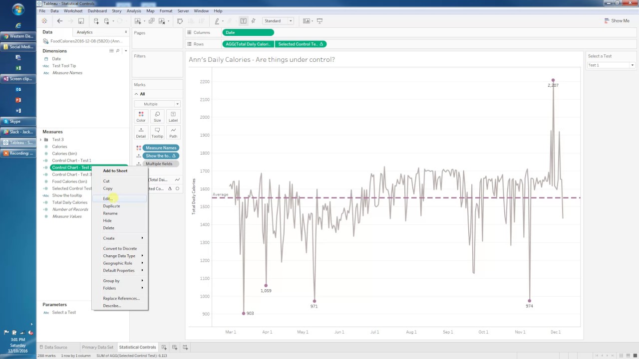 Control Charts In Tableau