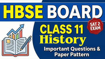 Class 11 History SAT 2 Question Paper | Haryana Board Exam 2025
