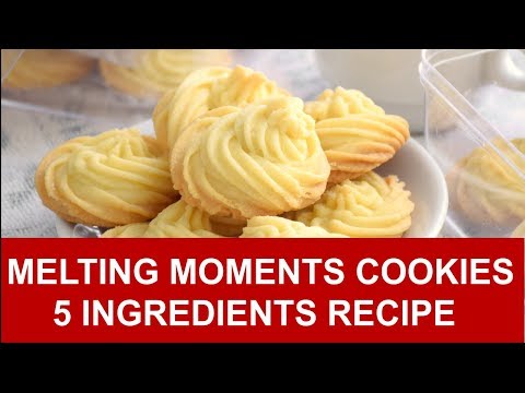 Melting Moments Cookies – Five ingredients easy recipe