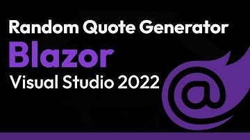 Create Random Quote Generator with Blazor