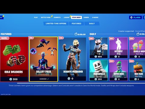 FORTNITE ITEM SHOP