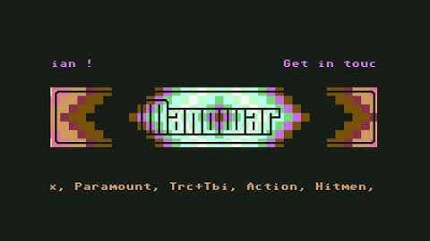 Manowar Intro 09 ! Commodore 64 (C64)