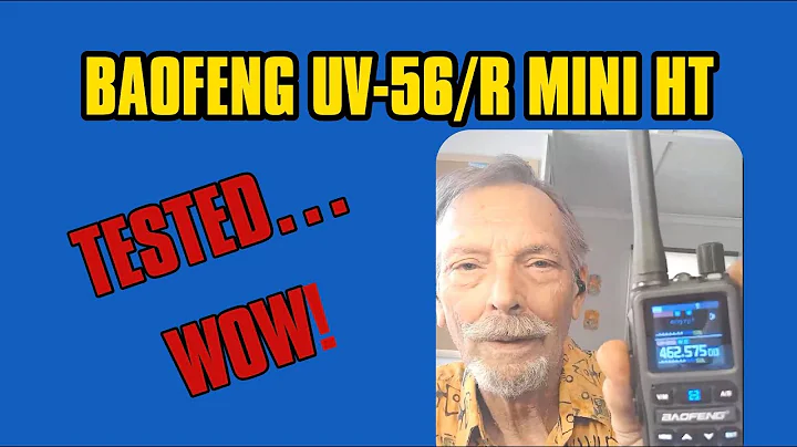 Baofeng UV-5G/R Mini GMRS/Ham Radio HT Radios--Unboxed and Tested