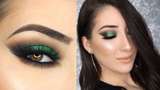 Green Smokey Cat Eye | St. Patrick's Day Makeup Tutorial Green Smokey Cat Eye | St. Patrick's Day Makeup Tutorial