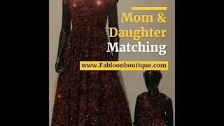 Latest Matching mother daughter dresses 2021 | Mom and kid outfit collection ideas| @FabloonBoutique