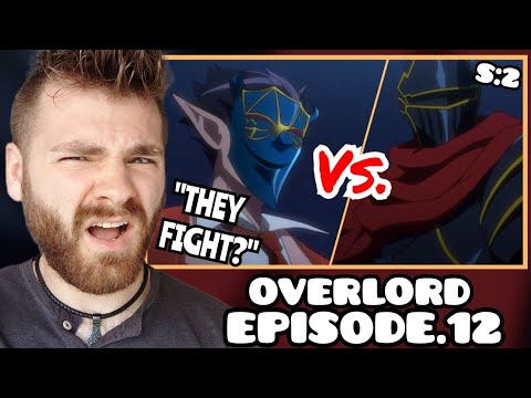 AINZ Vs. DEMIURGE??!!! | OVERLORD - EPISODE 12 | SEASON 2 | New Anime Fan! | REACTION