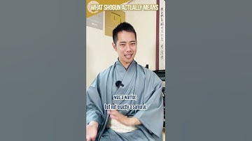 Thumbnail of What "Shogun" Actually Means #Shorts