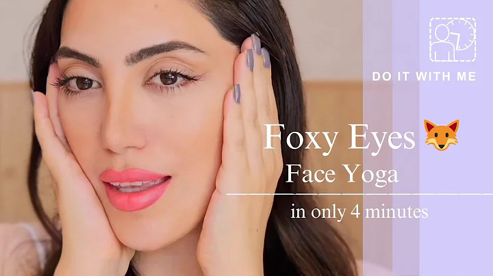 Face Yoga to Get Foxy Eyes 🦊 #faceyoga #facemassage #skincare #foxyeyes #eyemassage