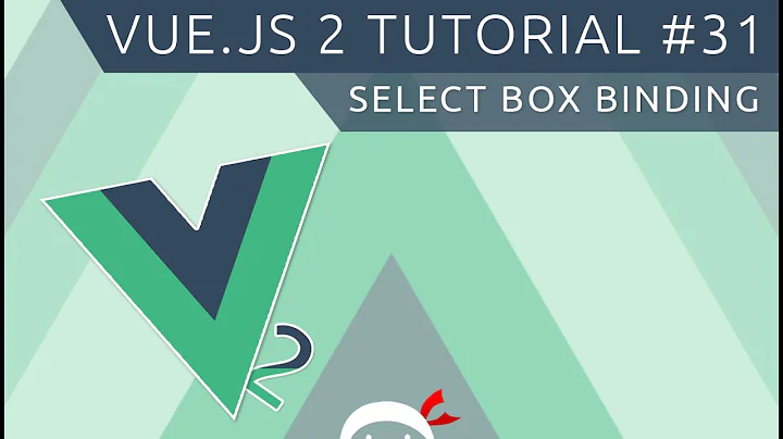 Vue JS 2 Tutorial #31 - Select Box Binding