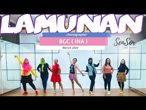 Lamunan Line Dance || Beginner || Choreo : BGC (INA) - Maret 2024