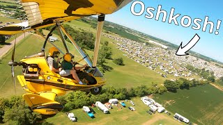 Afraid of Heights Flying over Oshkosh in this Crazy Airplane  REVO RIVAL X
